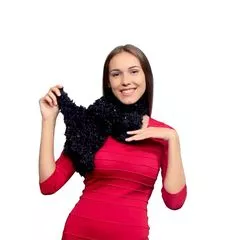 Шарф Пофума, синий, Цвет: Синий