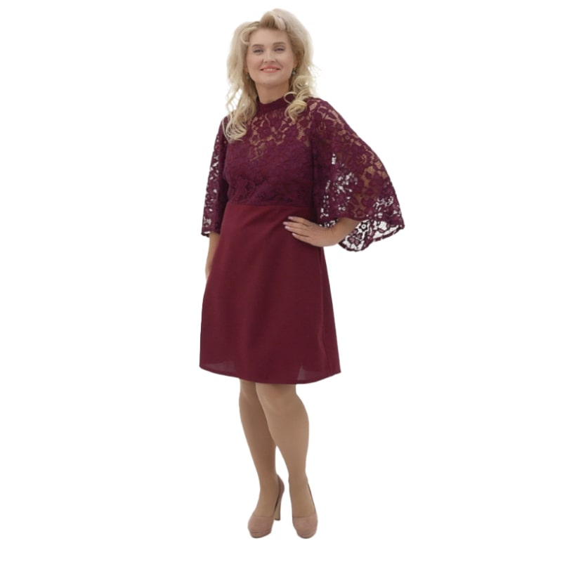 Платье королева ночи, бордовое от 800грн. купить в Украине | интернет ...