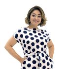 Сукня Саманта, синій горох, Колір: Синій горох, Розмір: 48