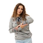 Кофта-вишиванка Мері, сіра LP