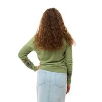 Кофта-вишиванка Мері, світло-зелена LP, зображення 4