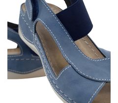 Босоніжки Шик, джинс, Колір: Джинс , Розмір: 36