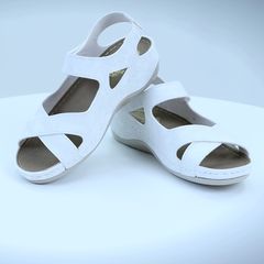 Босоножки Эвита Белые, Цвет: Белый, Размер: 35