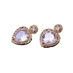 Серьги Золотое Сердце в золоте