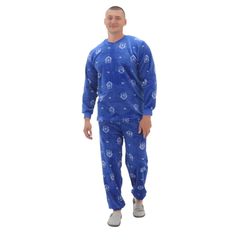 Домашний костюм Нежное касание, электрик, Цвет: Электрик , Размер: 44