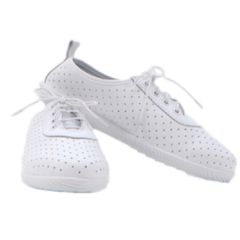 Туфли Линара белые, на шнурках, Цвет: Белый, Дизайн: На шнурках, Размер: 35