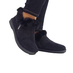 Полусапожки Анита, черные, Цвет: Черный, Размер: 36