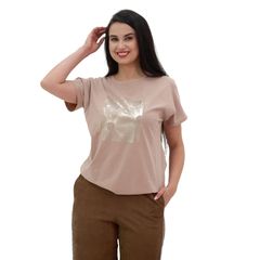 Туніка Тропікана, кавова, Колір: Кавовий, Розмір: L