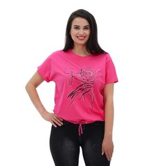 Туника Тропикана, малиновая, Цвет: Малиновый , Размер: L