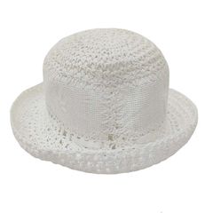 Шляпка Ажур, белая, Цвет: Белый