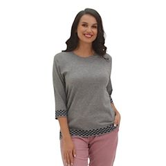 Джемпер Марсела, серый, Цвет: Серый , Размер: 46