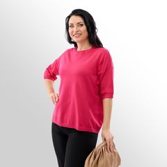 Джемпер Меланія, фуксія, Колір: Фуксія, Розмір: 46