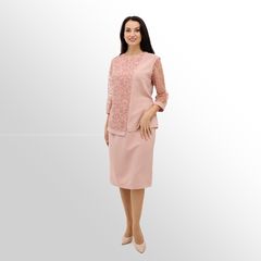 Колекція Модерн Тріо, пудрова, Колір: Пудровий , Дизайн: Спідниця  , Розмір: 46