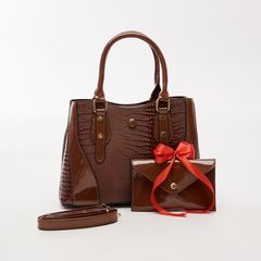 Сумка Диаманта, коричневая, Цвет: Коричневый