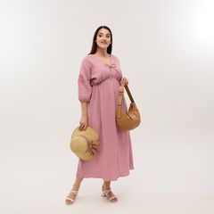 Платье Саванна, розовое, Цвет: Розовый , Размер: 38-40