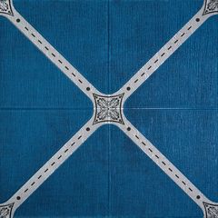 Интерьерные 3Д панели Эстель, квадрат синий, Дизайн: Квадрат синий