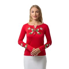 Коллекция вышиванок Красный, Цвет: Красный , Размер: 42