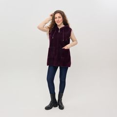 Жилет Амілія, бордовий, Колір: Бордовий