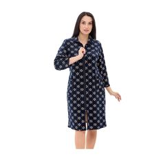 Халат Ніжність велюру, синій Зірка, Колір: Синій Зірка , Розмір: 44-46