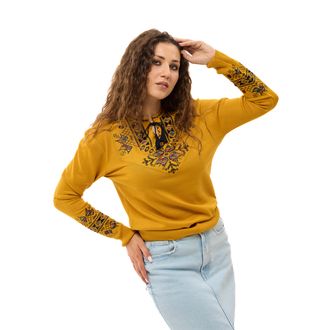 Кофта-вишиванка Мері жовта LP