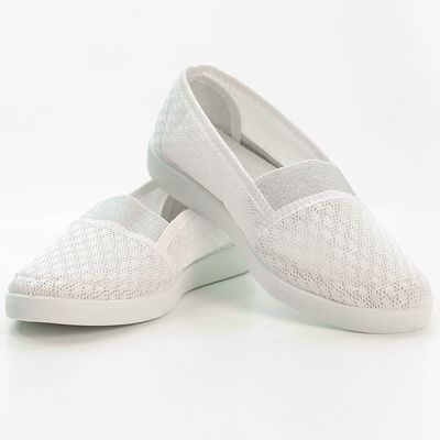 Сліпони Заріна Білі, Колір: Білий, Розмір: 36