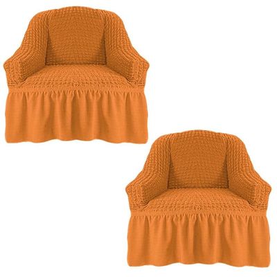 Чохли для меблів СофаКейп Карамельний, Колір: Карамельний, Розмір: На стул , зображення 2