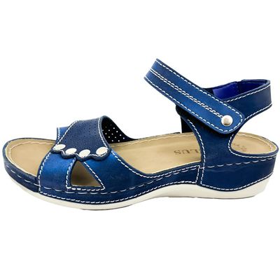 Босоніжки Джоана, сині, Колір: Синій, Розмір: 35, зображення 2