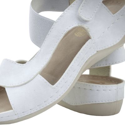 Босоніжки Шик, бежеві, Колір: Бежевий , Розмір: 36, зображення 5