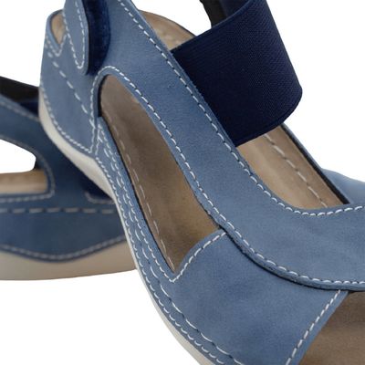 Босоніжки Шик, бежеві, Колір: Бежевий , Розмір: 36, зображення 6