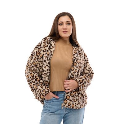 Кардиган Леопардовий Шик, молочний, Колір: Молочний , Розмір: 44, зображення 2