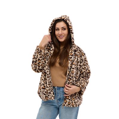 Кардиган Леопардовий Шик, молочний, Колір: Молочний , Розмір: 44, зображення 4