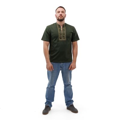 Колекція вишиванок Зелений, Колір:  Зелений, Розмір: 42, зображення 2