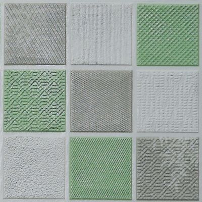 Інтер'єрні 3Д панелі Естель, мозаїка сіро-зелена, Дизайн: Мозаїка сіро-зелена, зображення 3