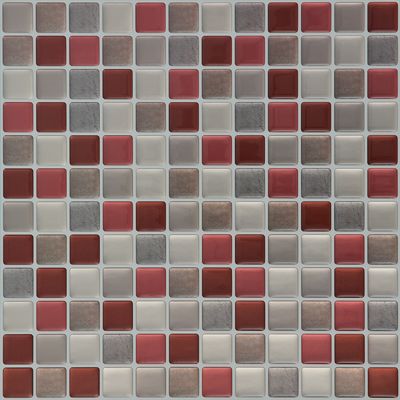 Плитка-мозаїка ЕлітДекор, бордова, Колір: Бордовий