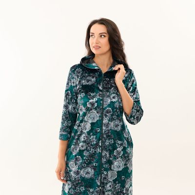 Халат Розіта з капюшоном, смарагдовий, Колір: Смарагдовий, Розмір: 44-46, зображення 5