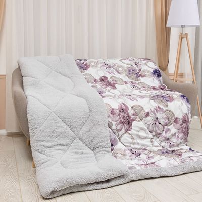 Ковдра Зимовий вальс Квіти, Колір: Квіти, Розмір: 1 спальне 