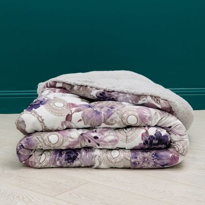 Ковдра Зимовий вальс Квіти, Колір: Квіти, Розмір: 1 спальне , зображення 3