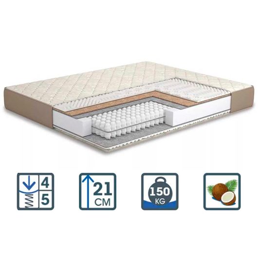 Матрац Айріш Кокос / Irish Cocos, Довжина: 190см, Ширина: 70см