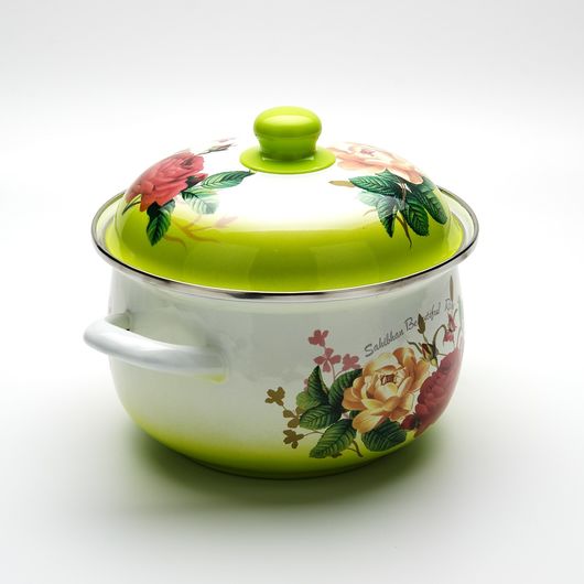 Эмалированная кастрюля 2,7л. Mayer Boch MB-22922