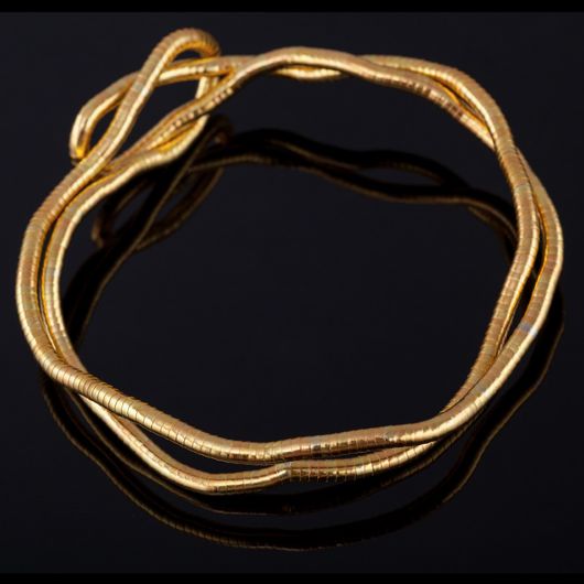 Подвеска плетёная Змейка, диаметр 5мм, изображение 4