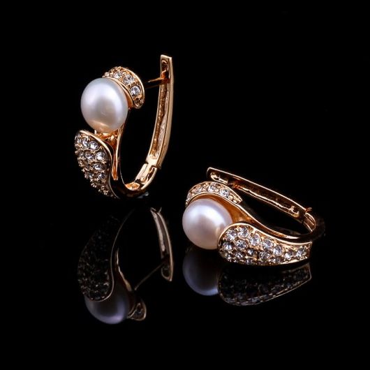 Сережки Золота Перлина, зображення 2