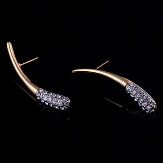 Сережки Золотий Джамбо, зображення 2