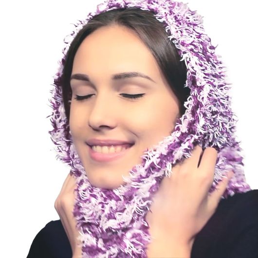 Шарф Пофума, роза, Цвет: Роза , изображение 10