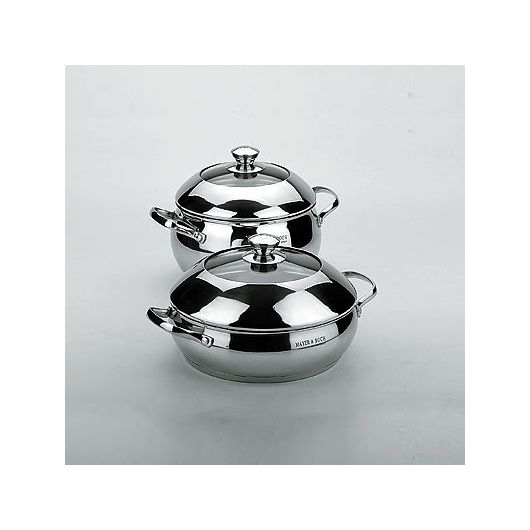 Набор кастрюля+сотейник 4 пр.Сфера (3,4+3,8л). Mayer Boch  MB-20851