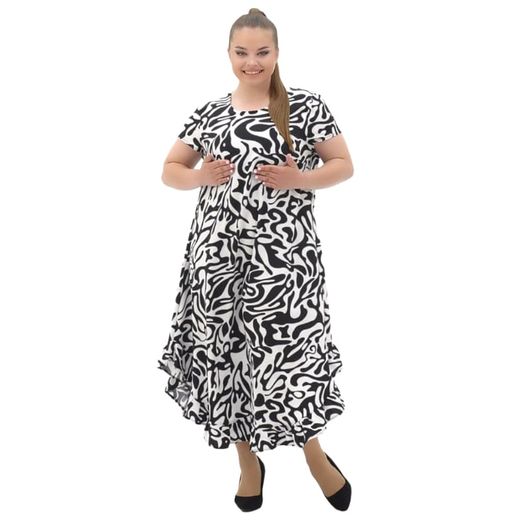 Платье Роберта зебра, Цвет: Зебра , Размер: 50, изображение 5