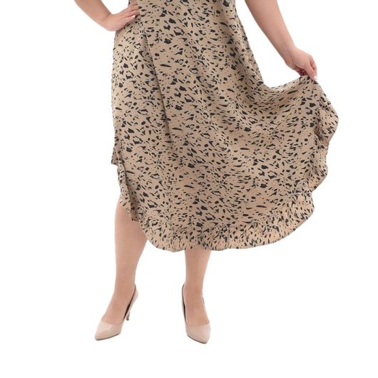 Сукня Роберта бежевий леопард, Колір: Бежевий леопард , Розмір: 52, зображення 3