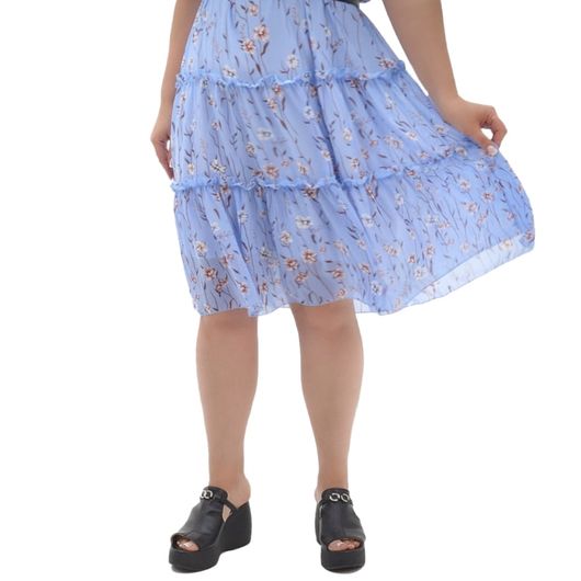 Платье Эмануэлла Голубое, Цвет: Голубой , Размер: 56, изображение 2