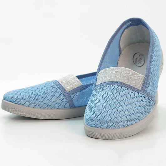 Сліпони Заріна Блакитні, Колір:  Блакитний, Розмір: 36