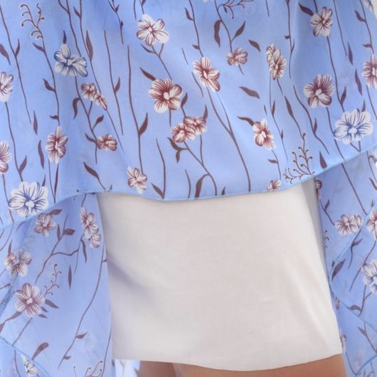 Платье Эмануэлла Голубое, Цвет: Голубой , Размер: 54, изображение 4