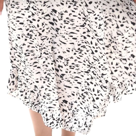 Платье Роберта белый леопард, Цвет: Белый леопард , Размер: 50, изображение 3